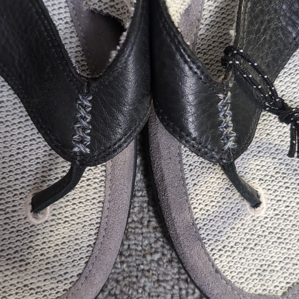 NWT Timberland x SmartWool Power Lounger Sandals / Flip Flops Size: 10M Leather - Picture 7 of 11